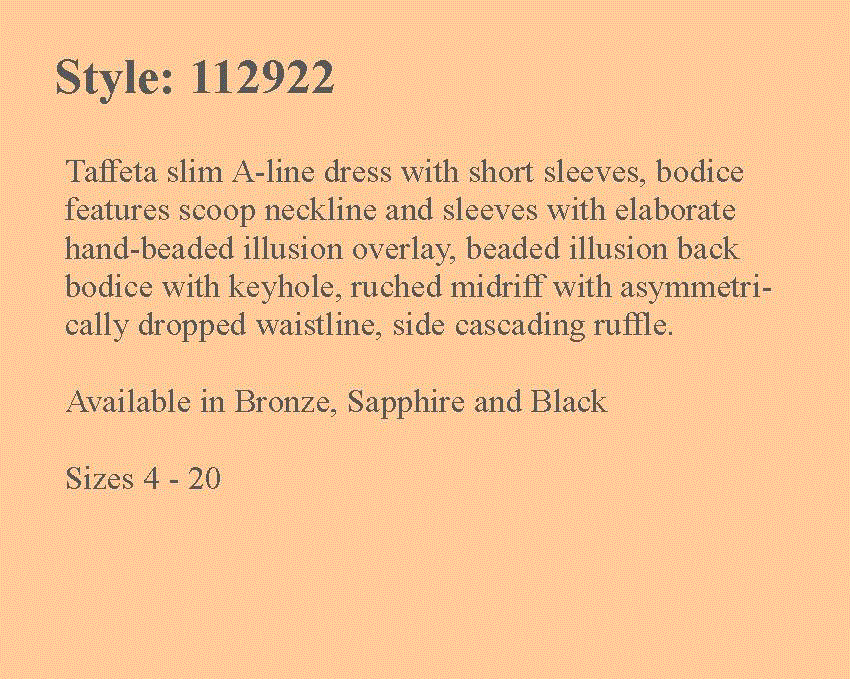 description of mothers gown