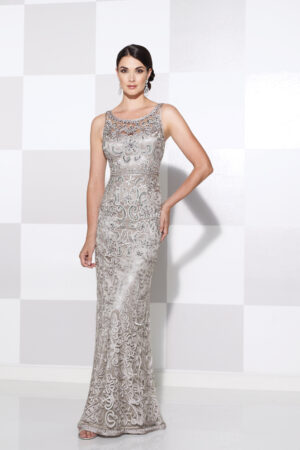 115604 Cameron Blake Mother of the Bride or Groom dress Gray