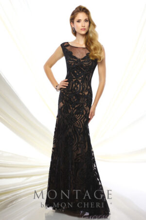 116951 mothers gown by Montage front view