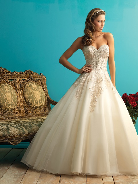 C691 Allure Couture Wedding Dress - TDR Bridal Birmingham
