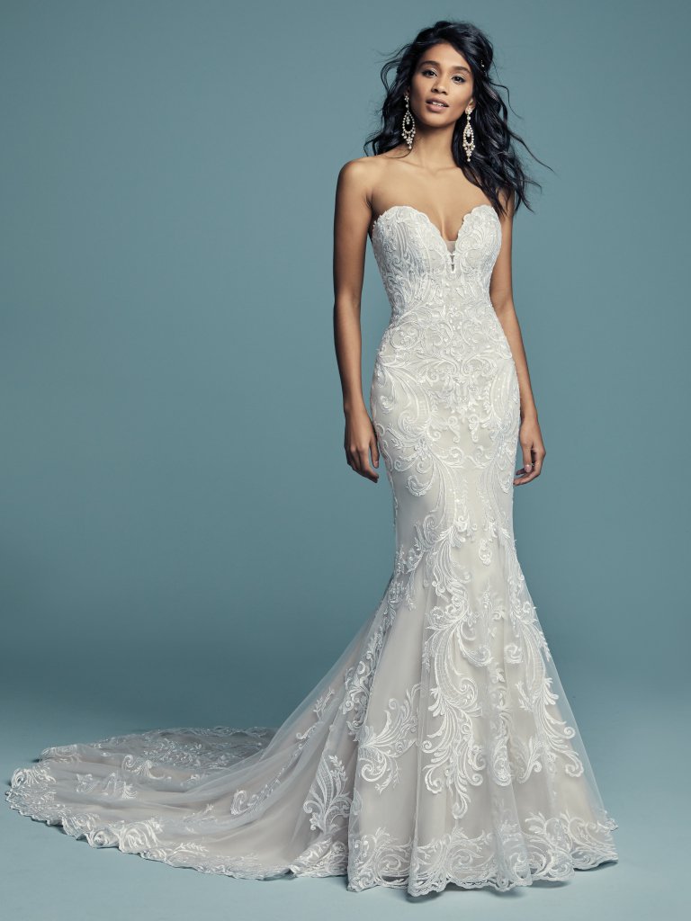 Luanne by Maggie Sottero ⋆ Size 12, ivory wedding dress on sale at Precious...