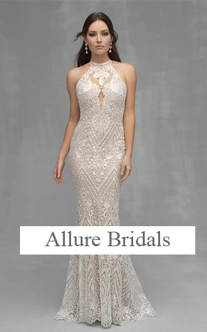 wedding dress filter for allure bridals button