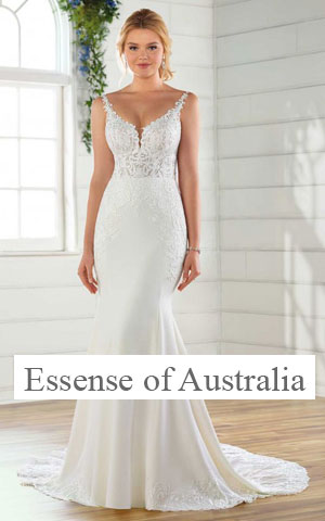 Wedding dress designer filter for Essense of Australia