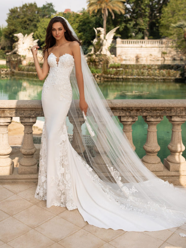 Epico wedding dress by Pronovias Bridal back view
