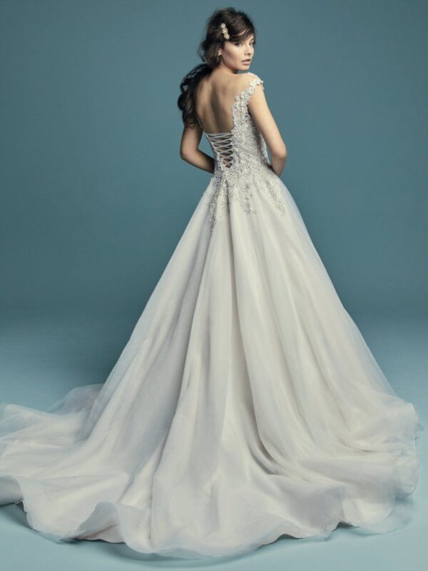 Eden wedding dress by Maggie Sottero back view