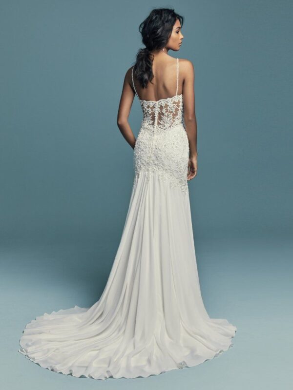 Imani wedding dress by Maggie Sottero back view