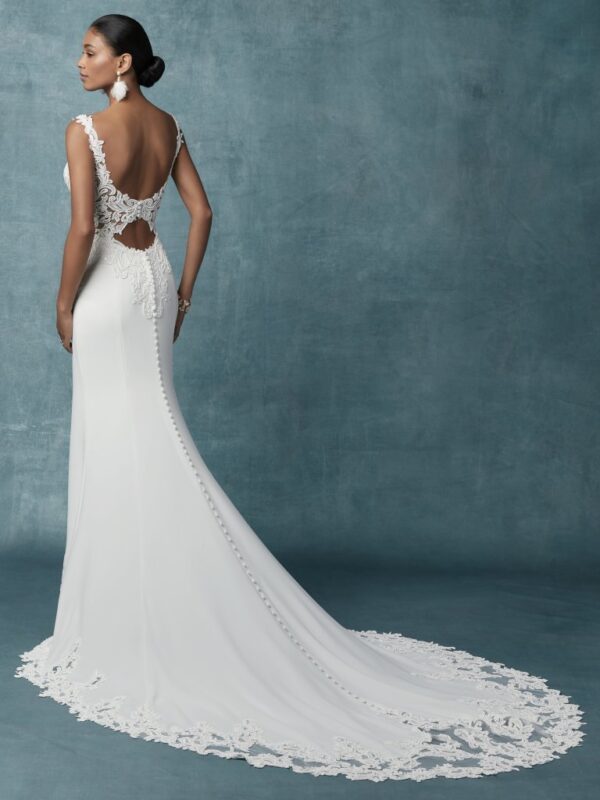 Kelsey by Maggie Sottero wedding dress back view