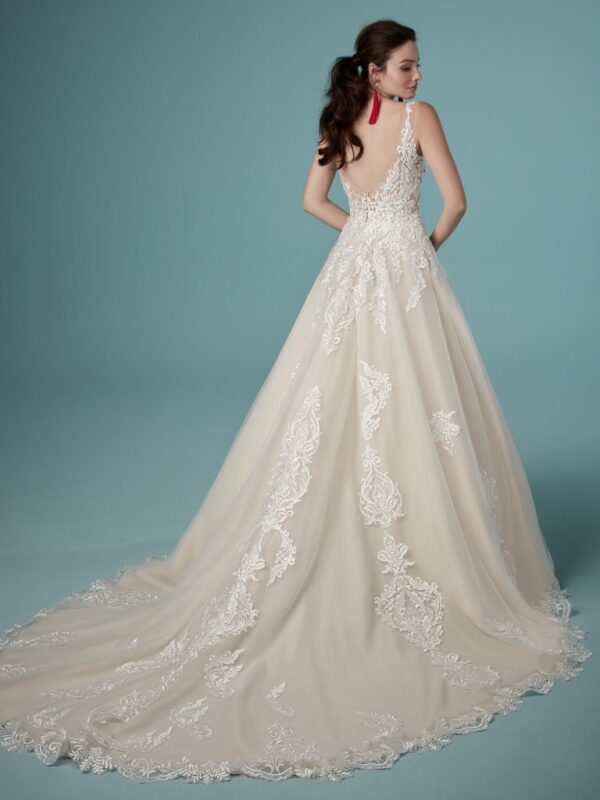 Trinity by Maggie Sottero back view