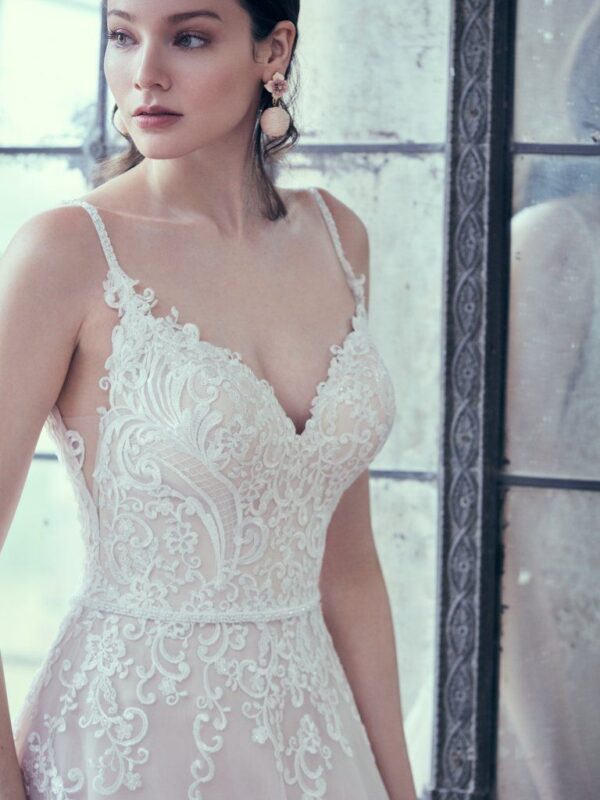 \Wallis by Maggie Sottero Wedding Dress close up
