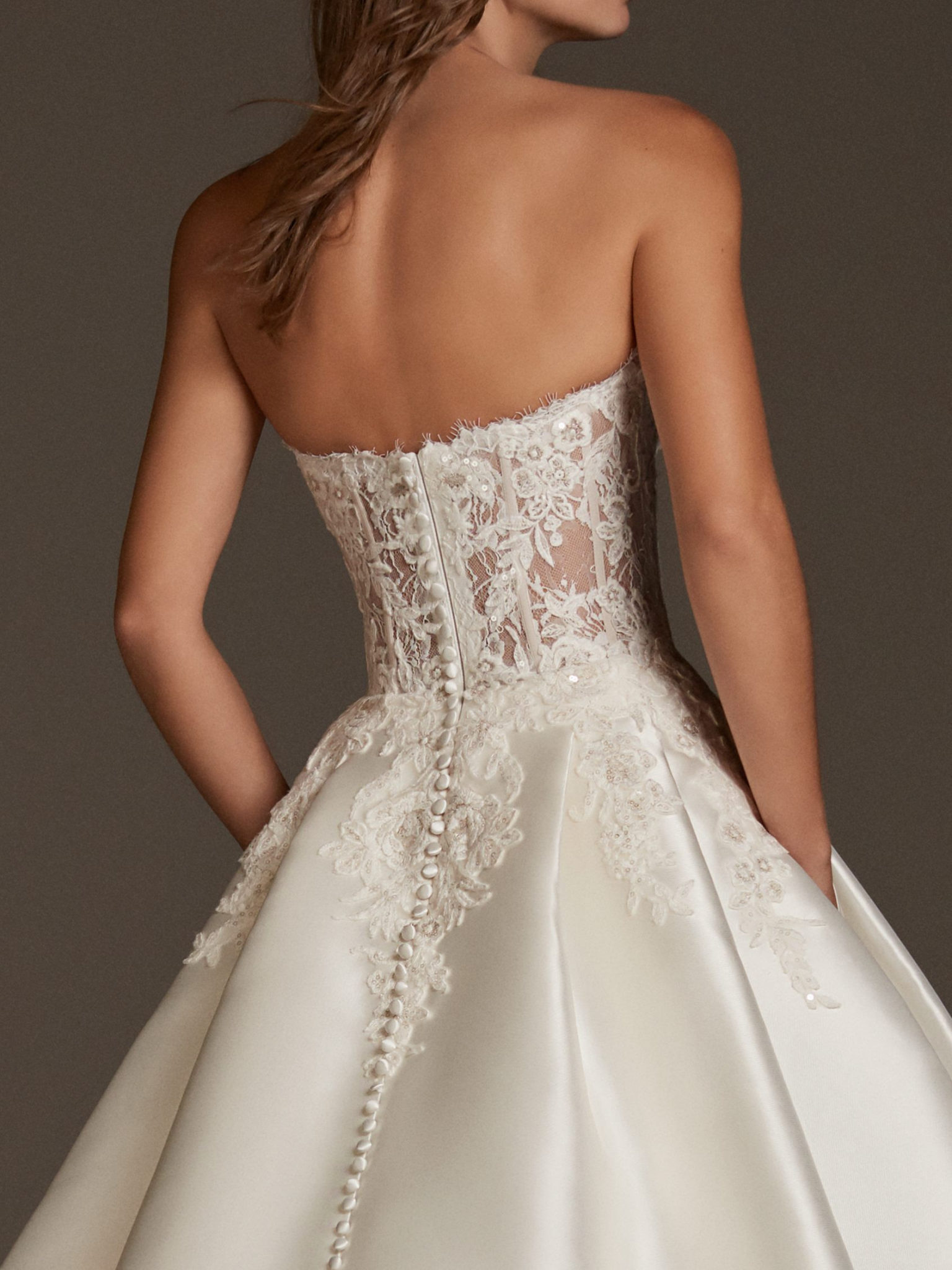 Phoenicia Wedding Dress By Pronovias at Precious Memories