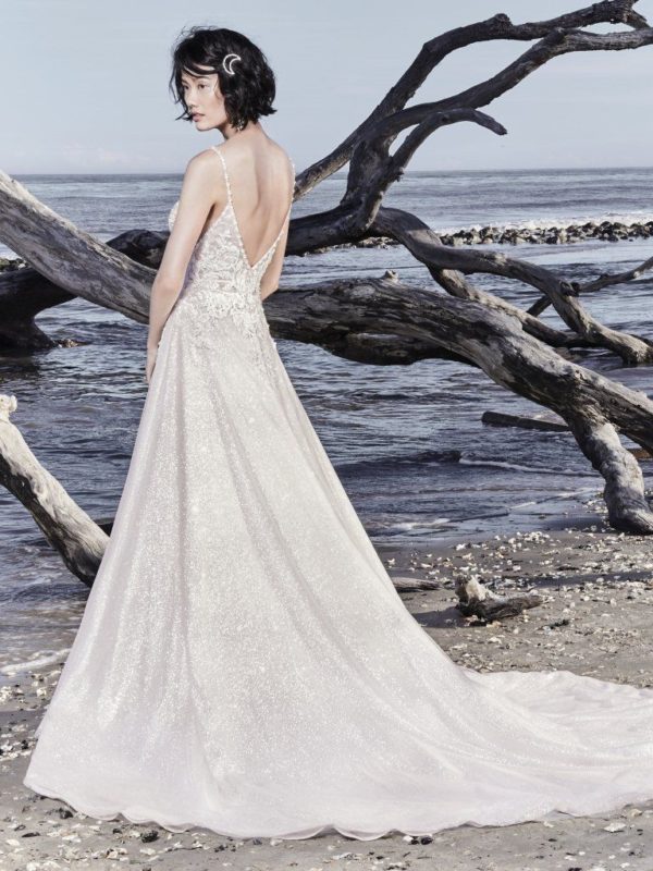 Chad wedding dress by Sottero and Midgley back view