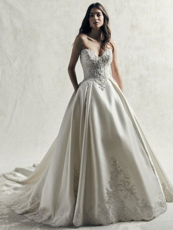 Kimora by Sottero and Midgley full view without sleeves
