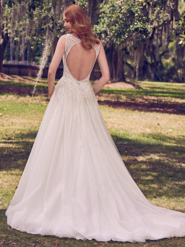 Jace Wedding gown by maggie sottero back view