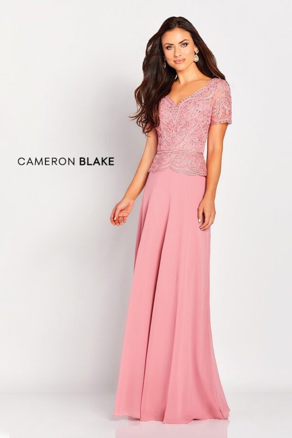 119663 by Cameron Blake mother of the bride or groom dress rose