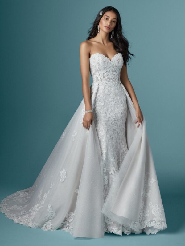 Kaysen by Maggie Sottero skirt front