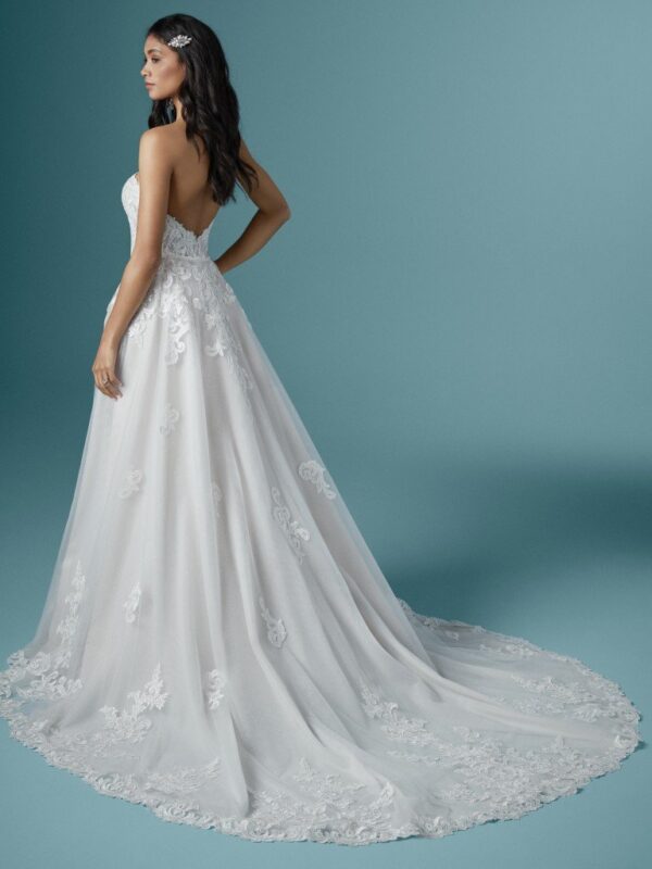 Kaysen by Maggie Sottero skirt back