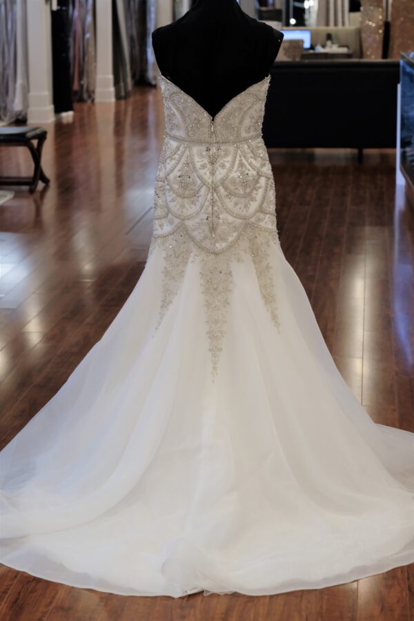 Back view of Isla wedding dress by Val Stefani