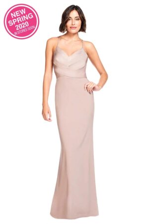 2016 bridesmaid dress by Bari Jay front view