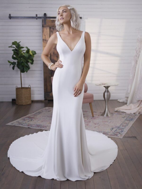 Fernanda by Maggie Sottero fit and flare wedding dress main view