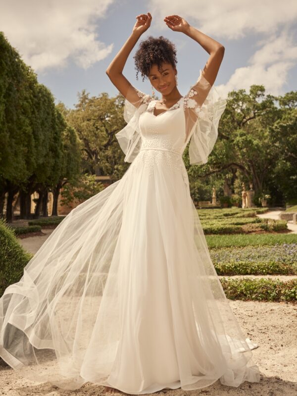 Sondra by Maggie Sottero front view with special features