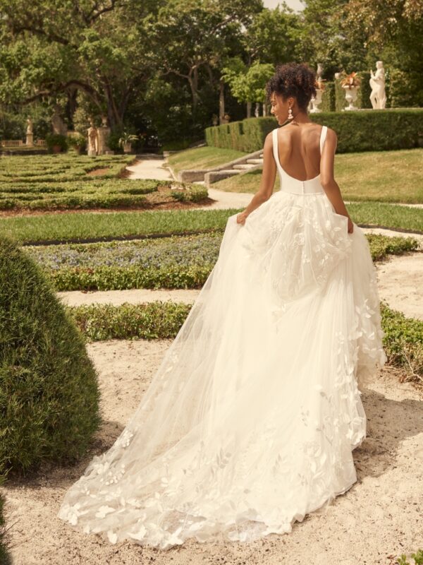 Sondra by Maggie Sottero back view with special features