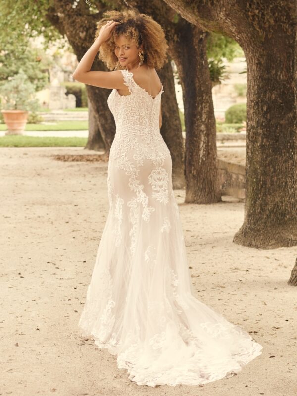 Edison by Maggie Sottero back view