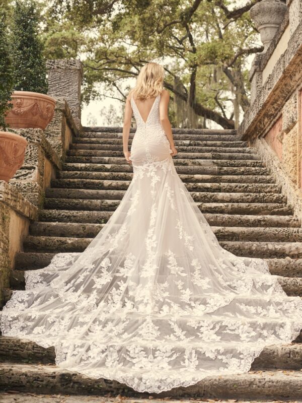 Fontaine by Maggie Sottero back view