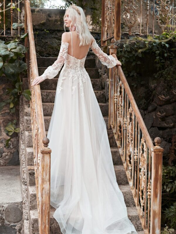Stevie by Maggie Sottero back view