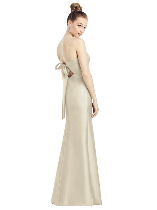 D780 by Alfred Sung  bridesmaid dresses with bow in the back