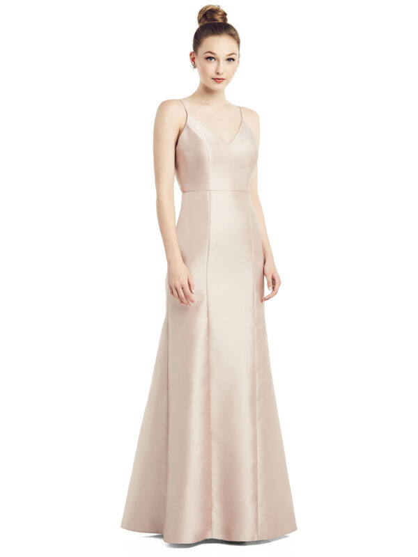 D780 by Alfred Sung  bridesmaid dresses with bow in the back