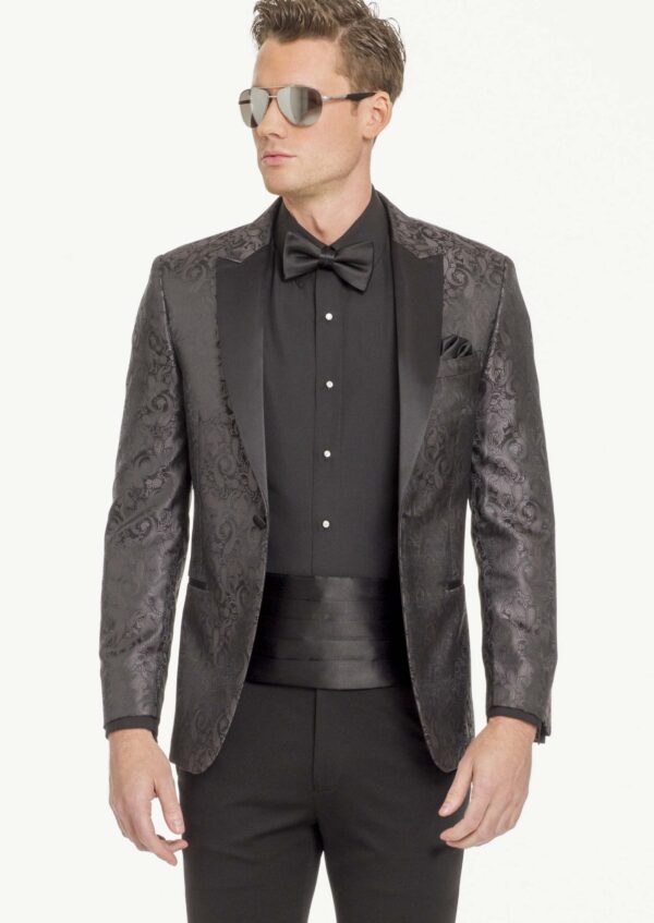 chase charcoal paisley tux
