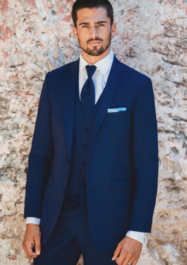 cobalt blue brunswick suit