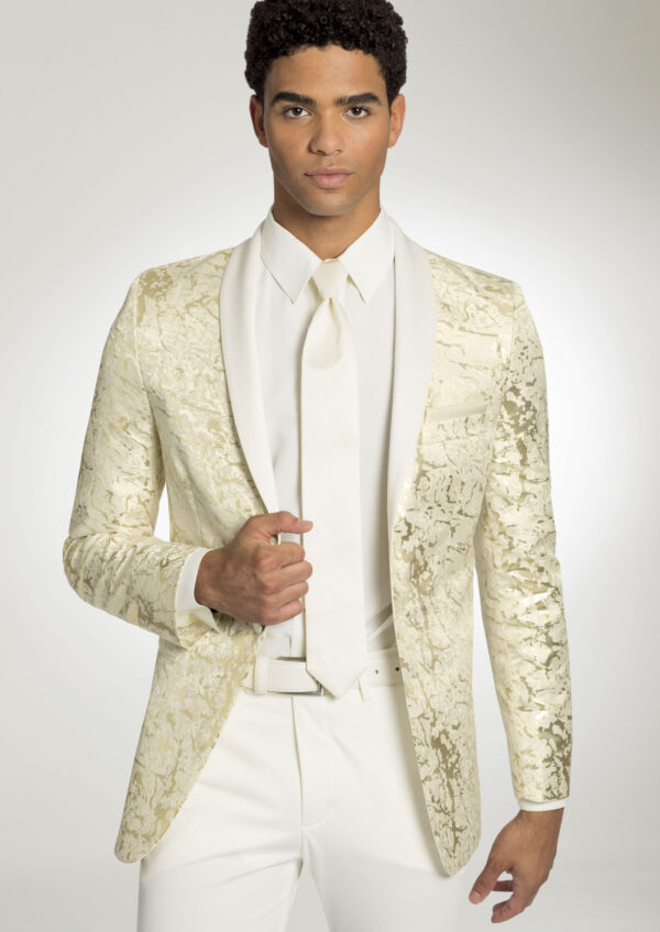 ivory patterned tux by mark of distinction
