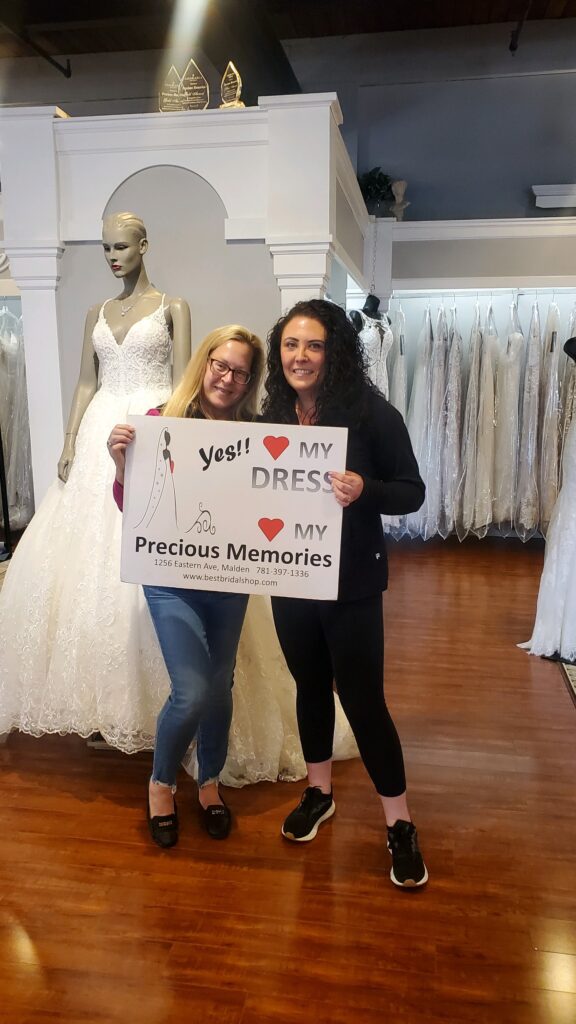 Nicole says yes to her dress