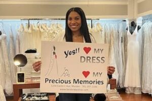"My experience at PM was amazing! Nerelyn & Joyce were so kind and their expertise is great. I felt so comfortable the entire time and they helped me find the most perfect wedding dress. The variety of dresses is endless, it’s seems impossible to walk out without finding something. The experience made me so much more exciting for my wedding day ❤️"