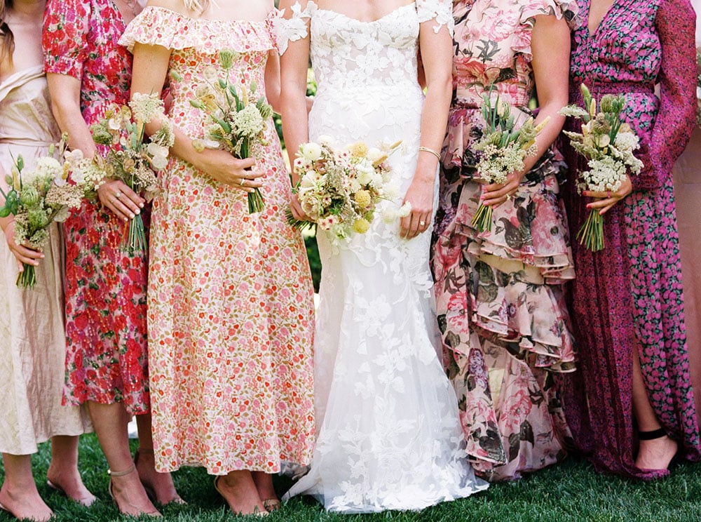 Long Dress Strapless Floral Pattern – Mieka Boutique