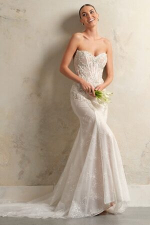 picture of Almudena wedding dress strapless