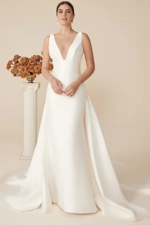 full view of wedding dress 88071