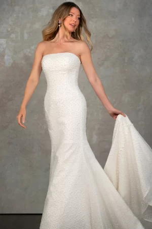 D4182 Essense of Australia wedding dress full view 2