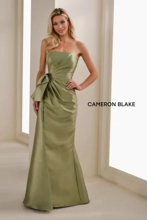 CB909 mothers dress shown in green.