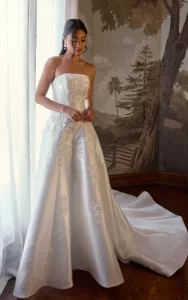 d4479 mikado ballgown wedding dress by essense of australia