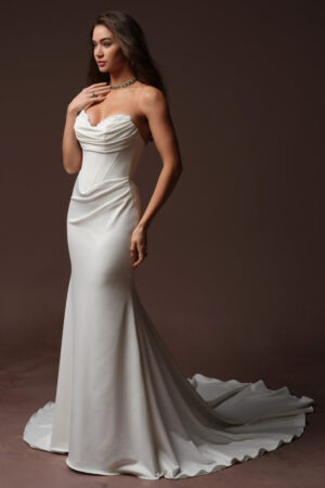 Justina by Maggie Sottero Wedding Gown Front Portrait