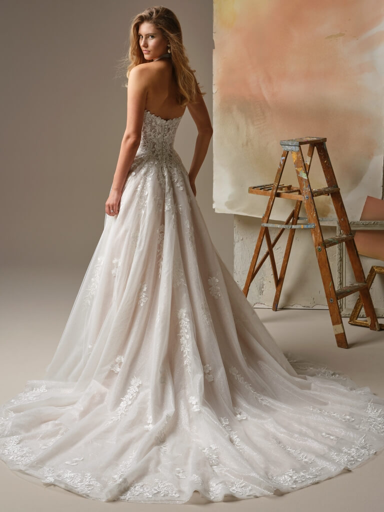 Jennifer by Maggie Sottero Wedding Dress Back View