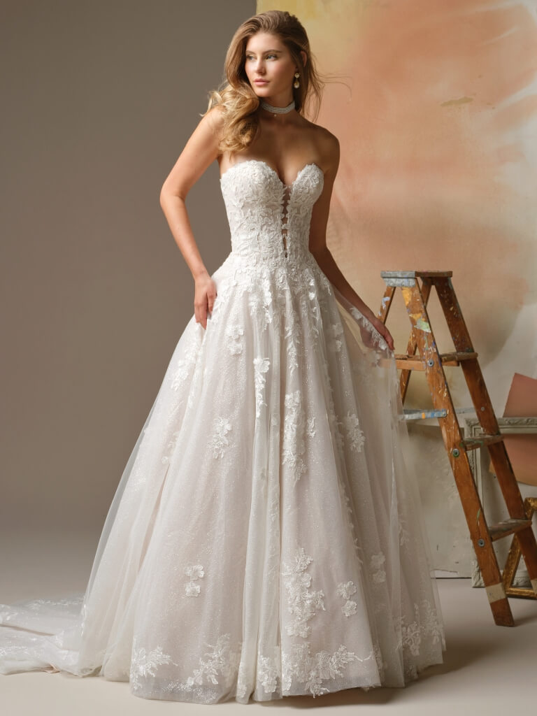 Jennifer by Maggie Sottero Wedding Dress Full View