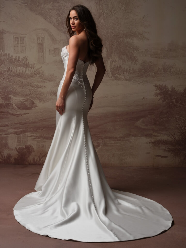 Melissa Royal by Maggie Sottero Wedding Gown Back Portrait