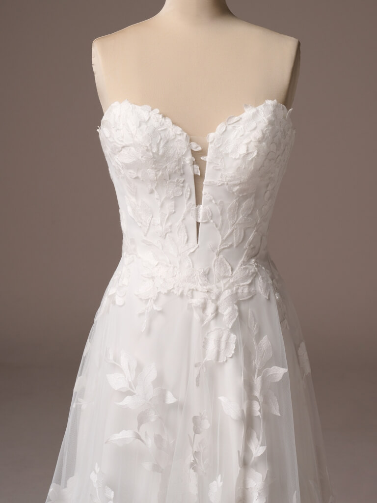 Natalie by Maggie Sottero Wedding Gown Front Close Up