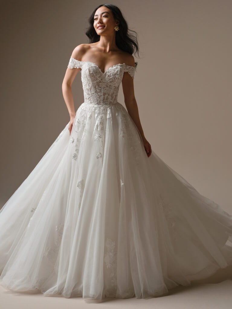Verina by Maggie Sottero Wedding Gown Front Portrait