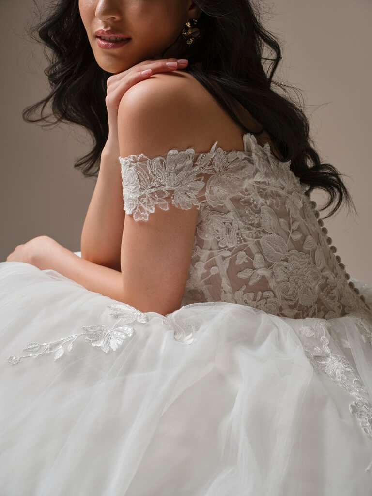 Verina by Maggie Sottero Wedding Gown Side Zoom