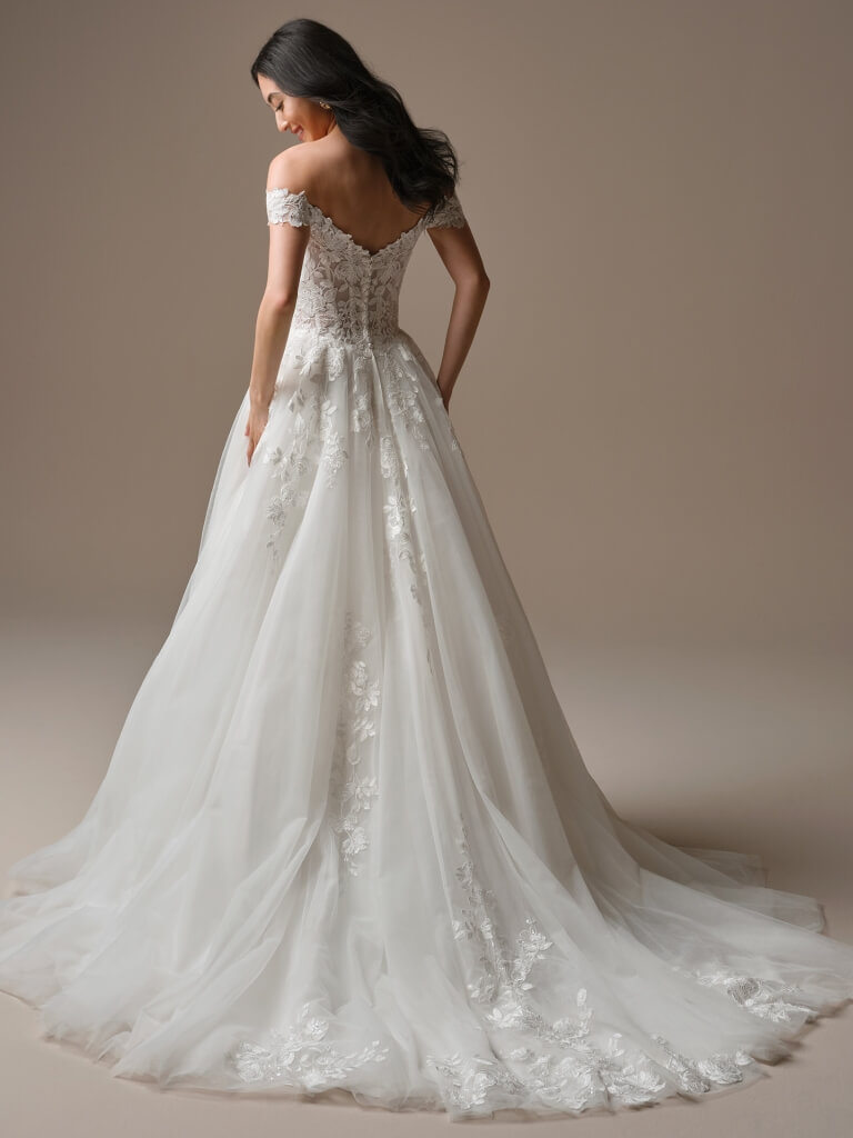 Verina by Maggie Sottero Wedding Gown Back Portrait