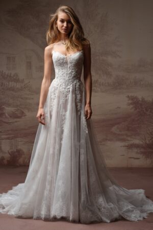 Hadley by Maggie Sottero Lace A-line wedding dress